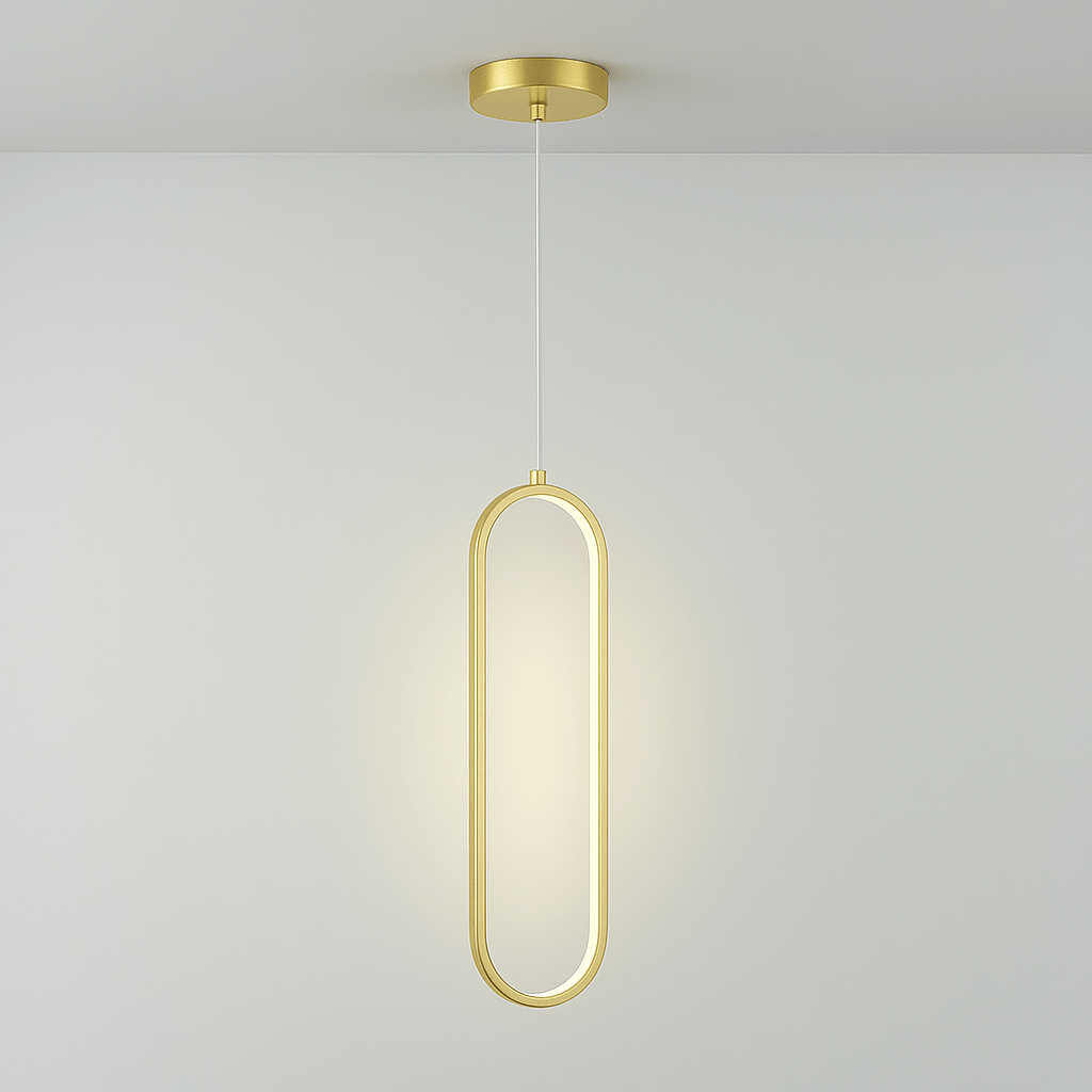 Arden Contemporary LED Hanging Light, Single or Double Head for Bedroom and Hallway