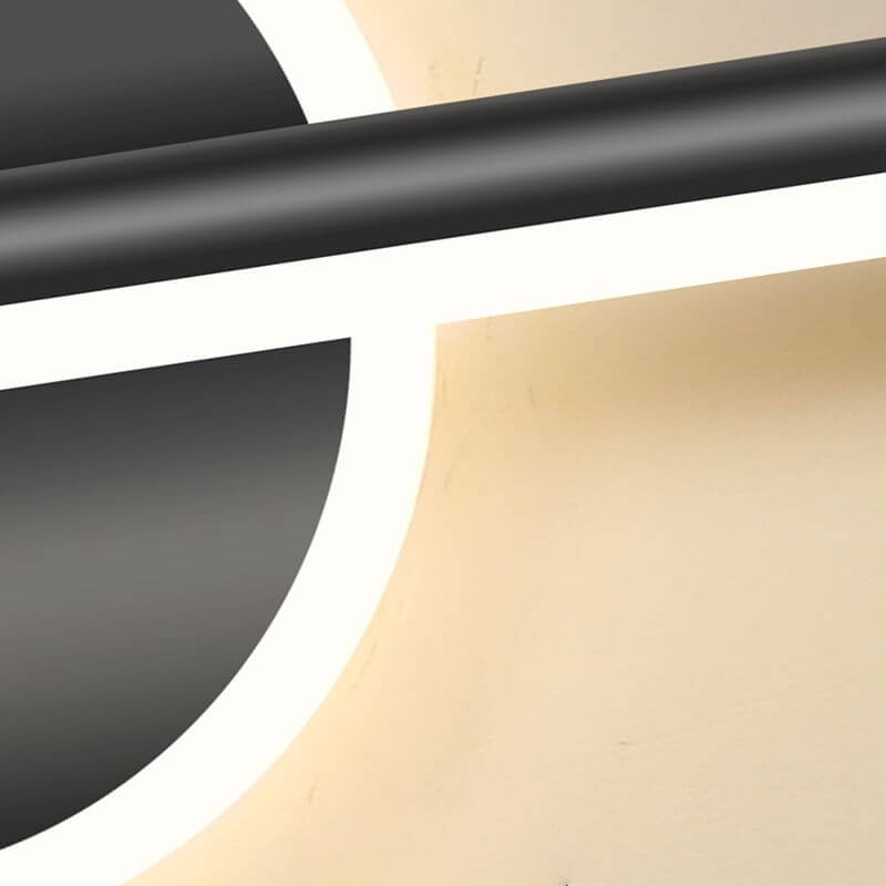 Modern LED wall light - round & square 6