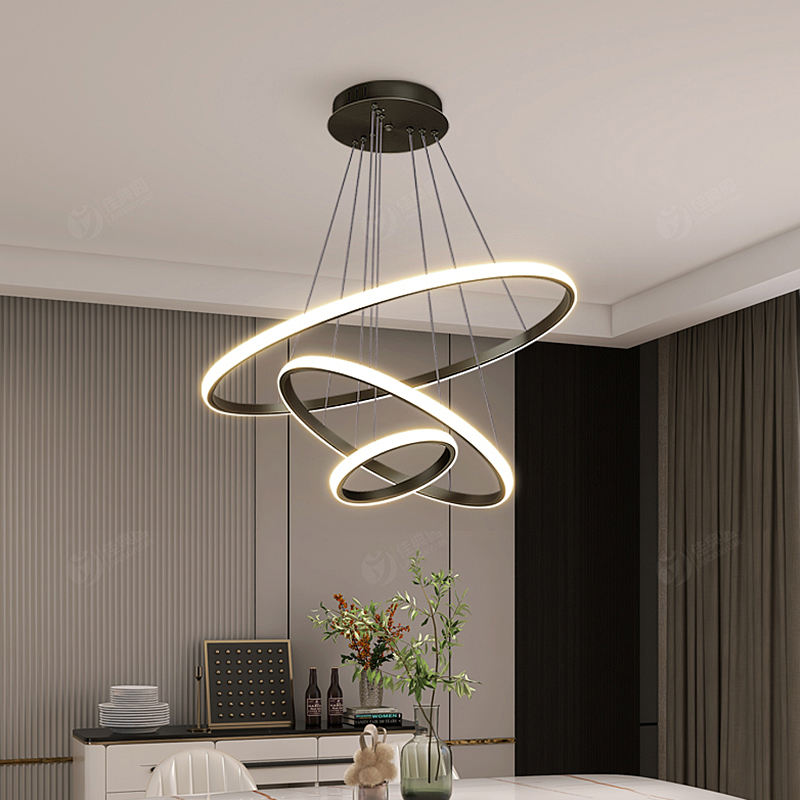 Avelon | Modern Adjustable Spiral LED Ceiling Light for Living and Dining Rooms