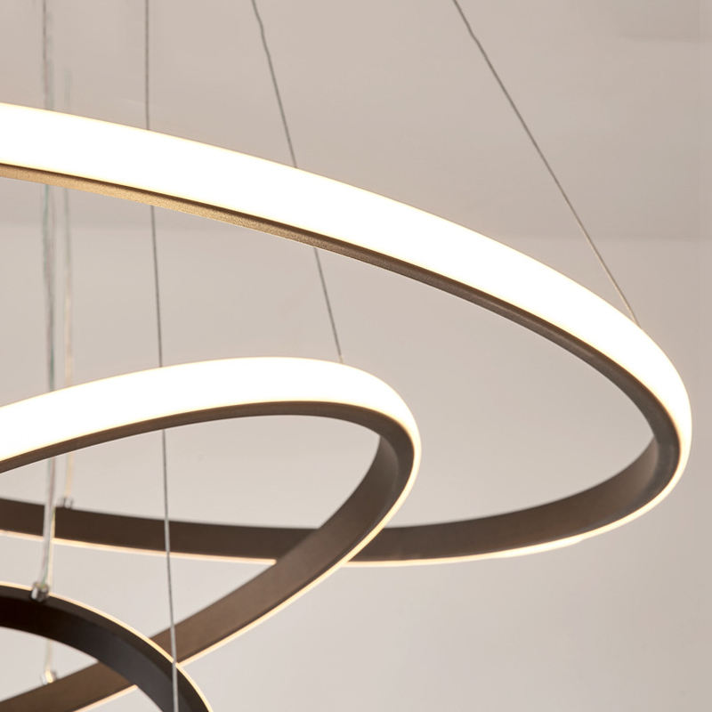 Avelon | Modern Adjustable Spiral LED Ceiling Light for Living and Dining Rooms