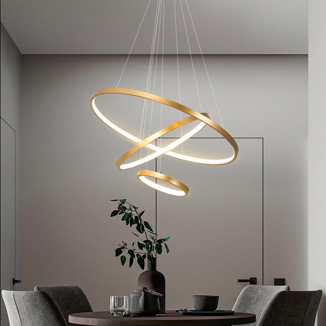 Avelon | Modern Adjustable Spiral LED Ceiling Light for Living and Dining Rooms