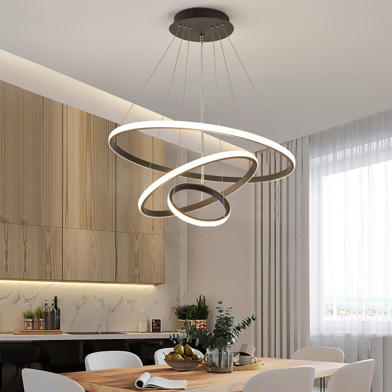 Avelon | Modern Adjustable Spiral LED Ceiling Light for Living and Dining Rooms