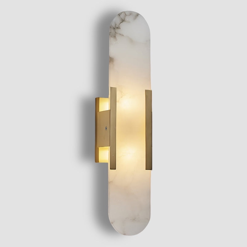 Lunera Oval LED Wall Sconce for Living Room or Hallway With 3 Light Modes