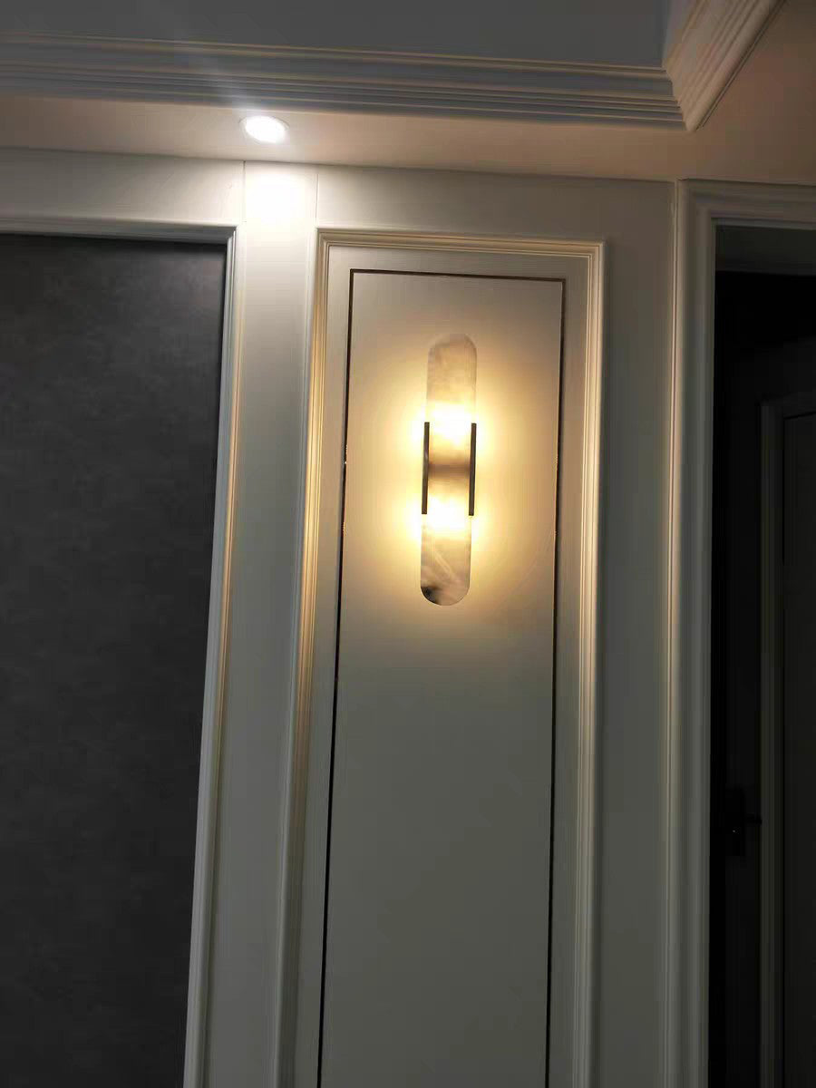 Lunera Oval LED Wall Sconce for Living Room or Hallway With 3 Light Modes