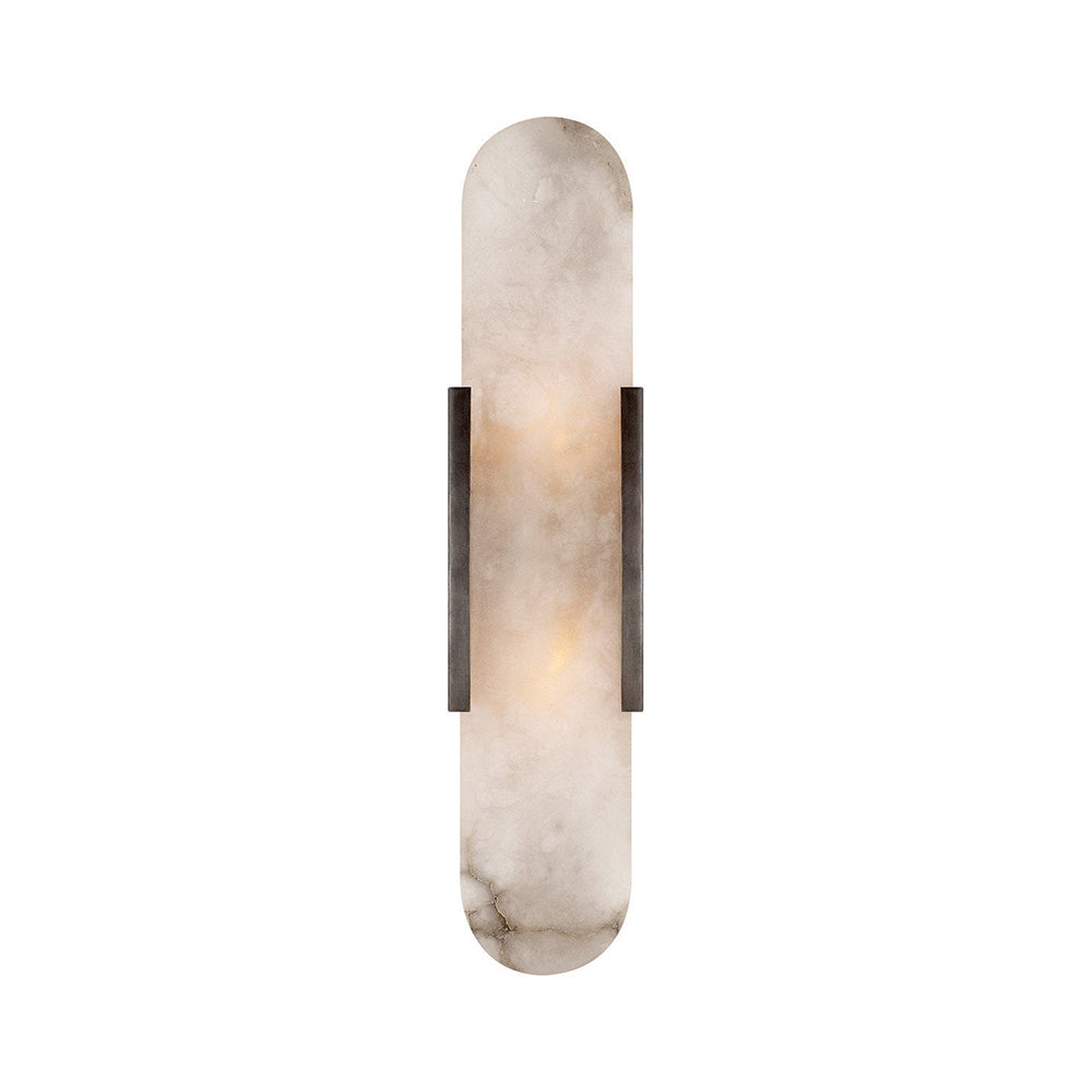 Lunera Oval LED Wall Sconce for Living Room or Hallway With 3 Light Modes