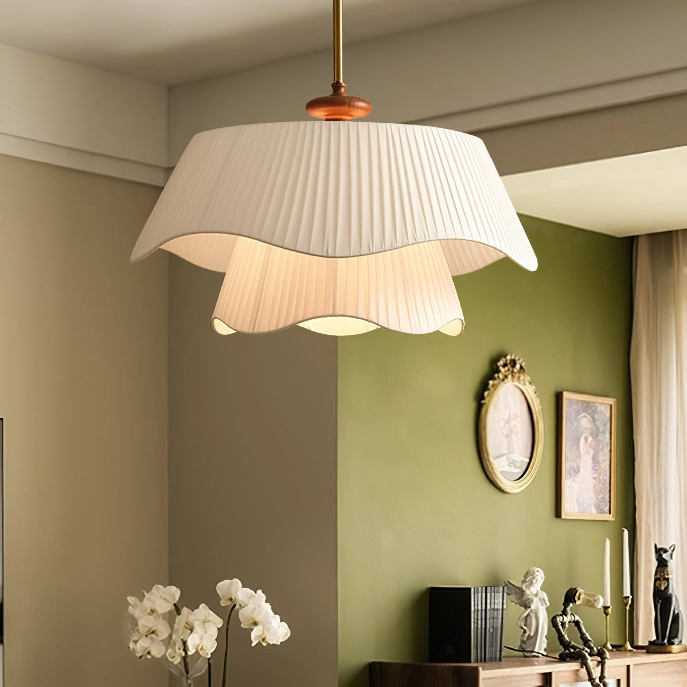 Lunera | Ceiling Pendant Light With Glass Shade For Kitchens And Living Rooms