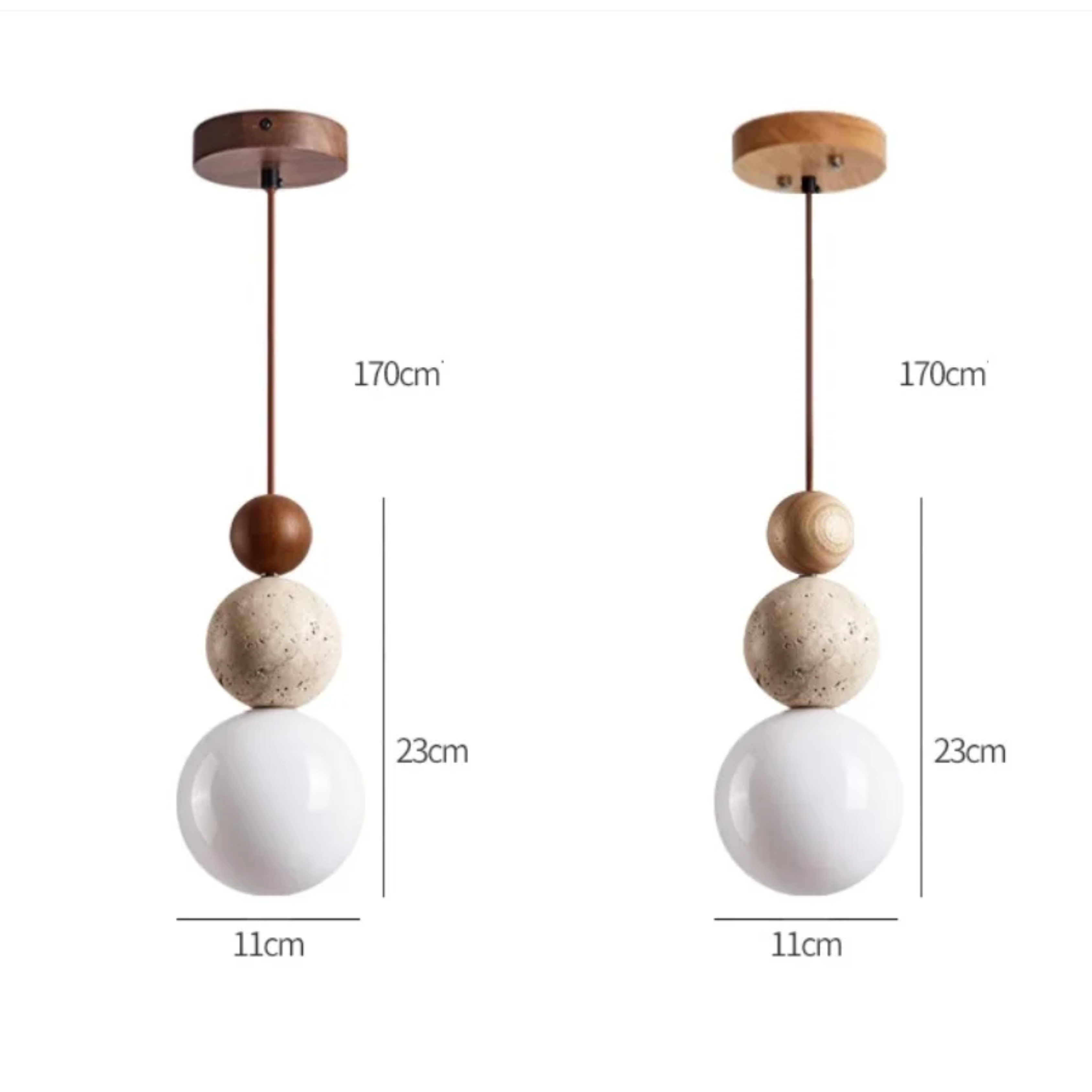 LumaSphere | Spherical Pendant Ceiling Light With Switch Control