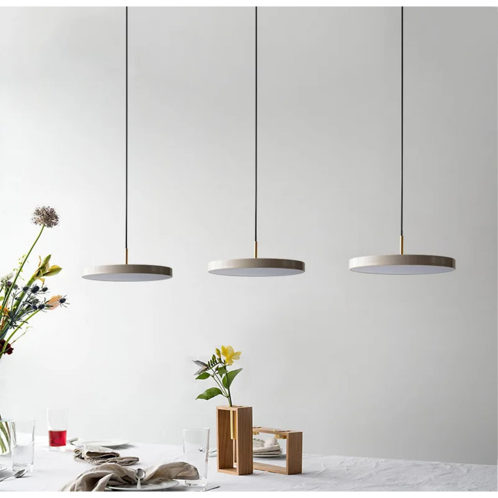 Skova Glass Pendant Light In Minimalist Nordic Kitchen Style