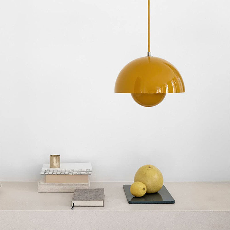 Modern Half-Sphere Hanging Light