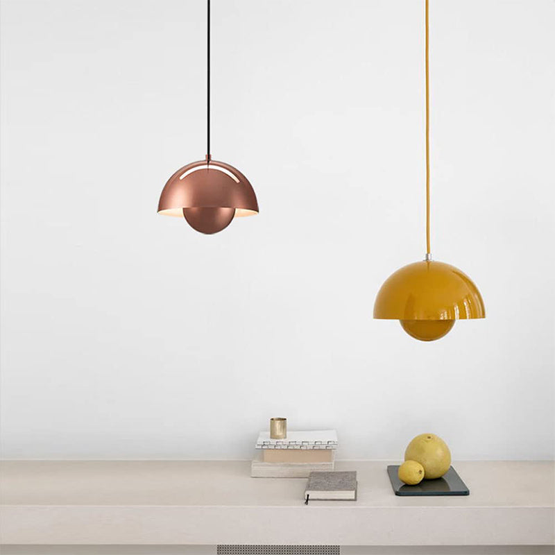 Modern Half-Sphere Hanging Light