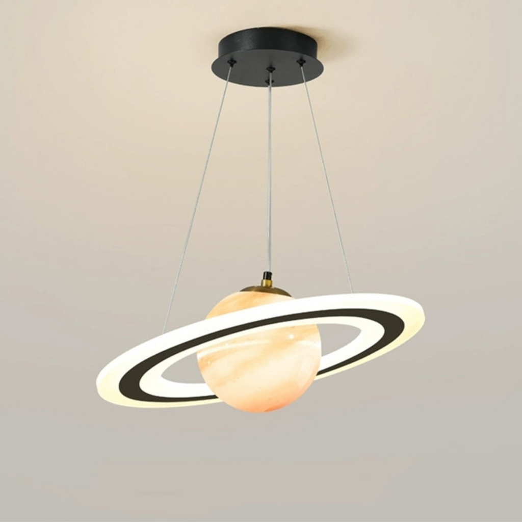 Lunara | Planet-Inspired Pendant Light With Warm Dimmable LED Lighting
