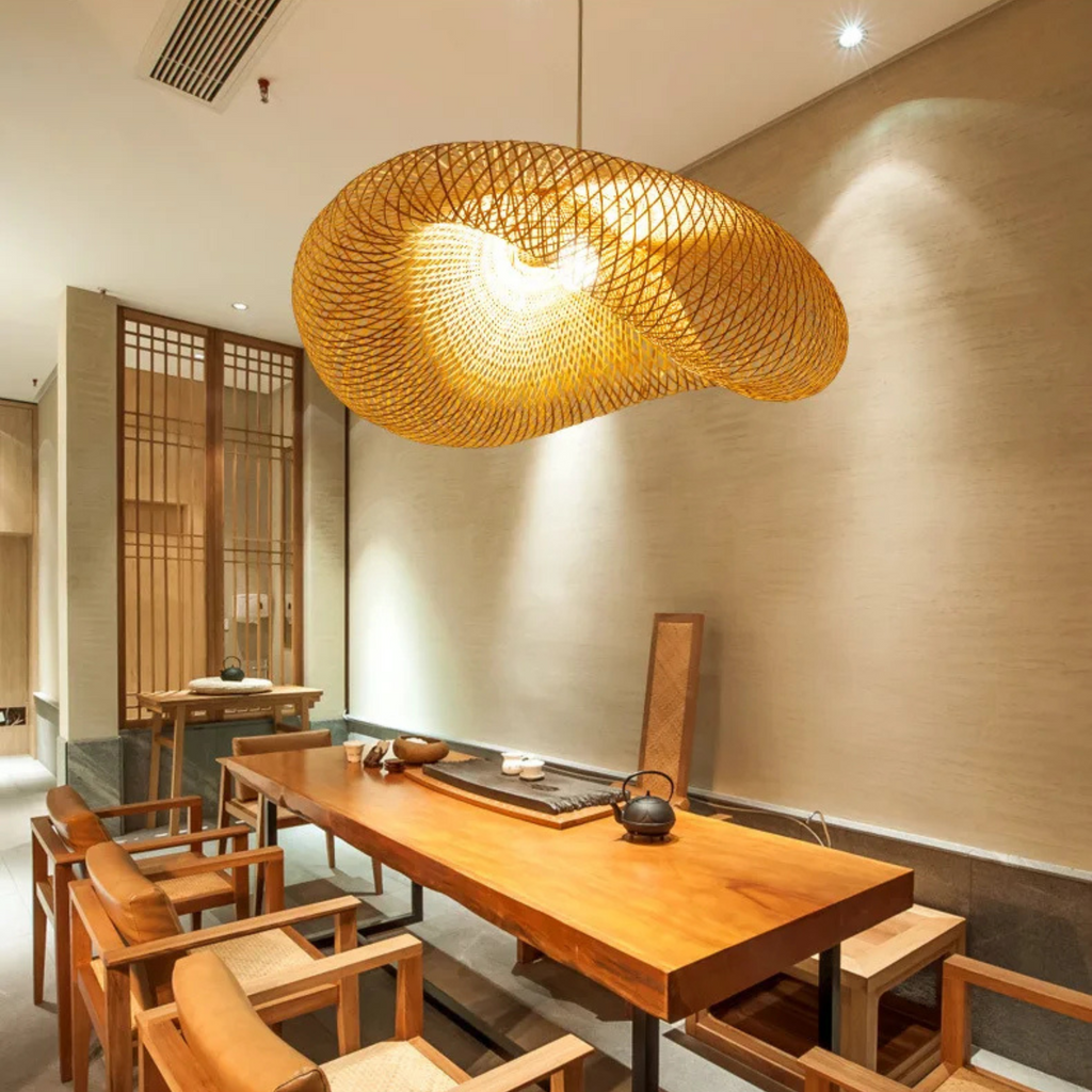 Brisa | Bamboo Ceiling Pendant in Vintage Style