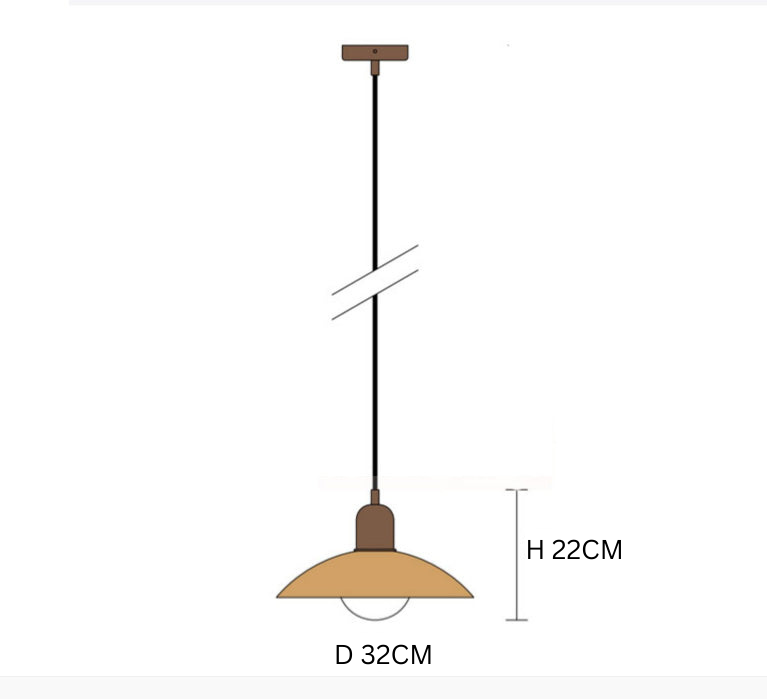Linnea Adjustable Hanging Pendant Light for Indoor Use
