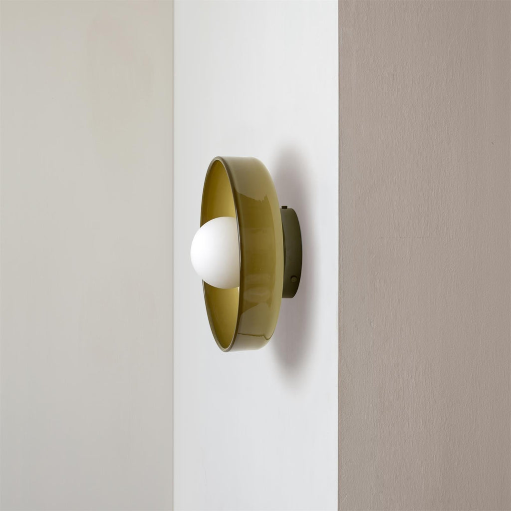 Avelin Round Flush-Mount Ceiling Light | Contemporary Fixture for Kitchen and Hallway