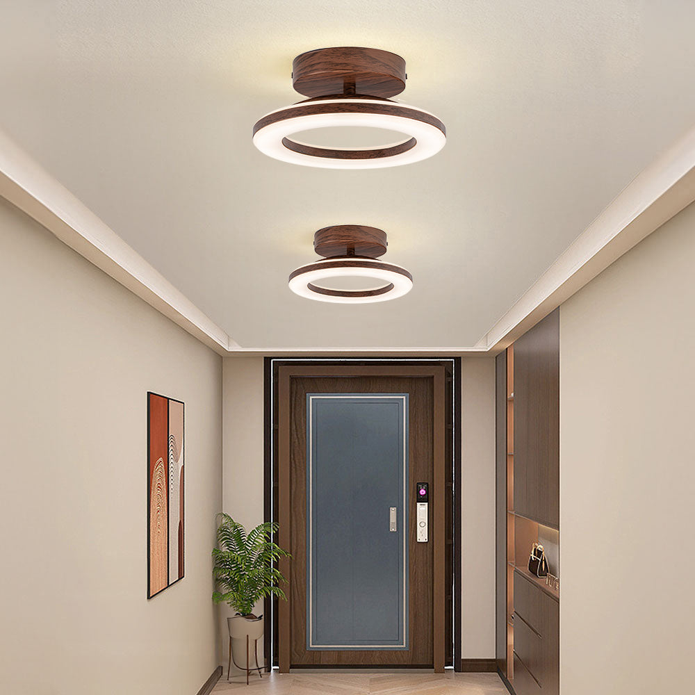 LumaRound LED Ceiling Light in Acrylic Finish for Hallway or Entryway