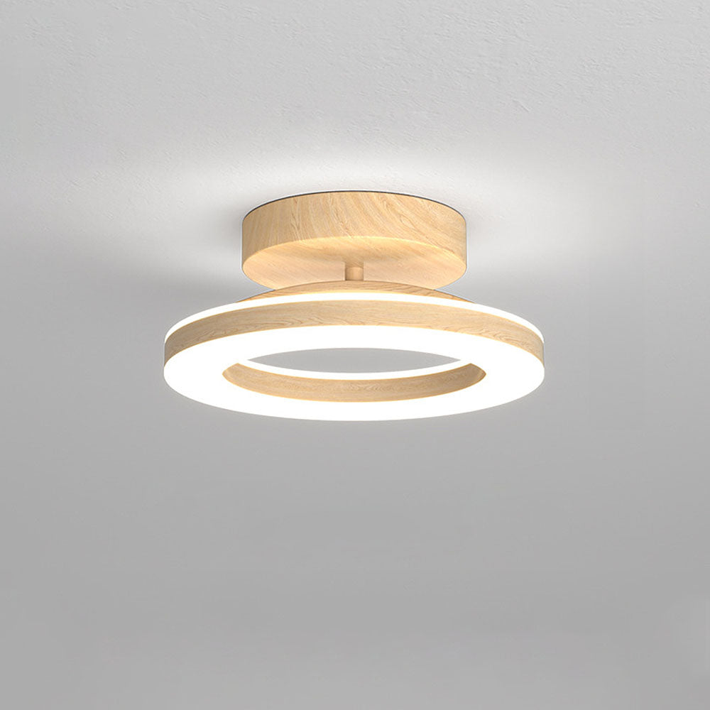 LumaRound LED Ceiling Light in Acrylic Finish for Hallway or Entryway