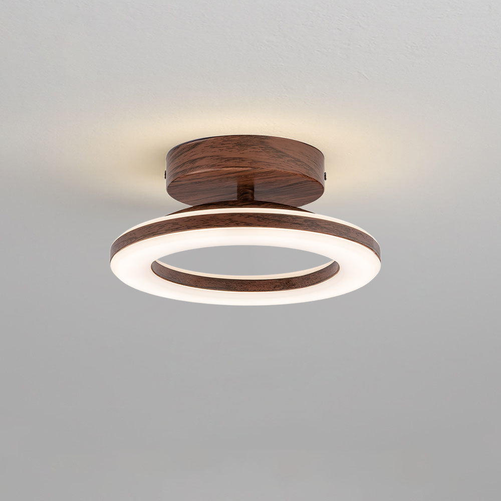 LumaRound LED Ceiling Light in Acrylic Finish for Hallway or Entryway