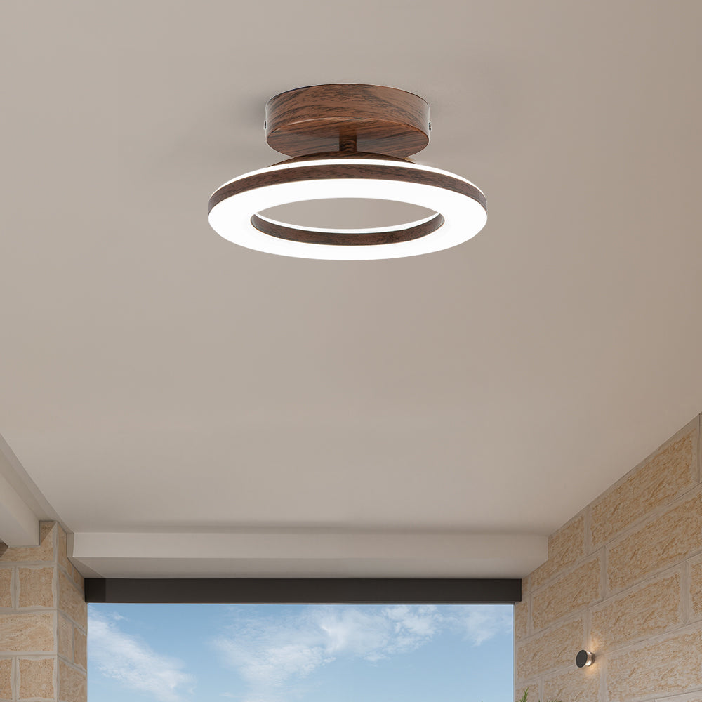 LumaRound LED Ceiling Light in Acrylic Finish for Hallway or Entryway