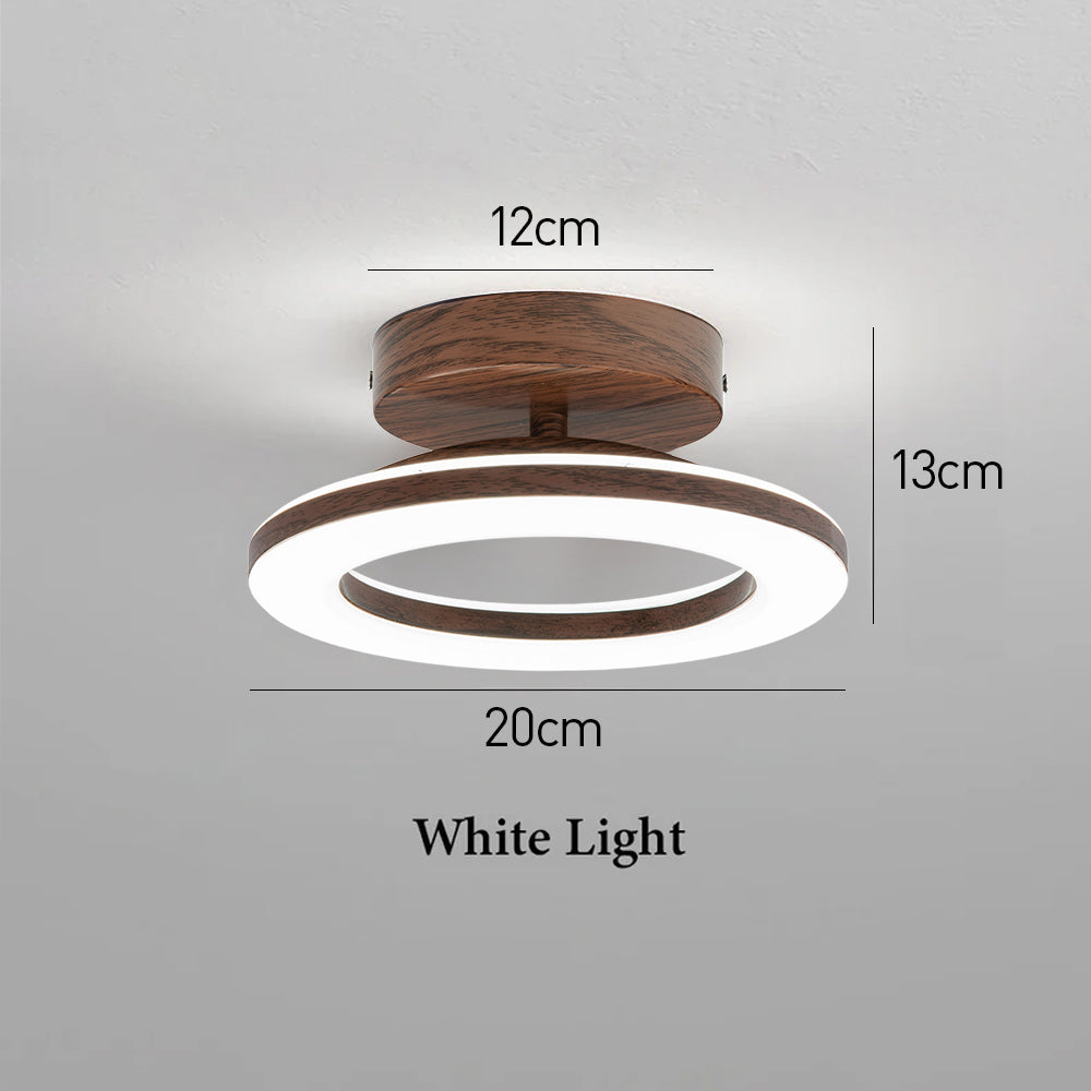 LumaRound LED Ceiling Light in Acrylic Finish for Hallway or Entryway