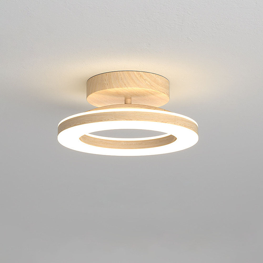 LumaRound LED Ceiling Light in Acrylic Finish for Hallway or Entryway